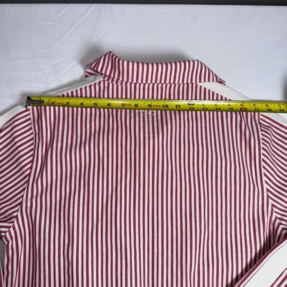 PUMA x Rhuigi RH Worldwide Track Jacket Red White Striped Gold Zip Size S - Picture 12 of 16